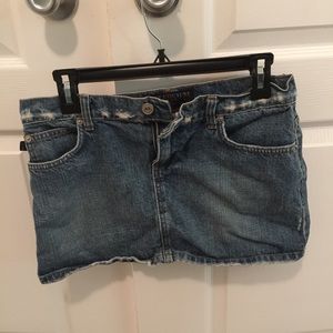 Juicy couture denim skirt