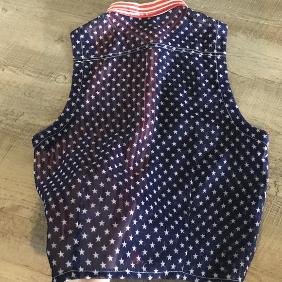 American Flag button down from LF - Picture 3 of 3