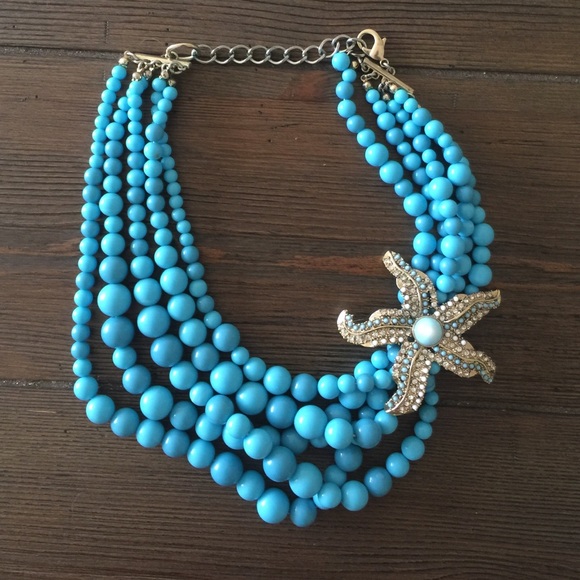 Turquoise Starfish Necklace