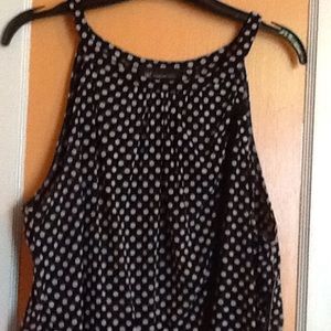 Black and White Polka Dots Women's Top