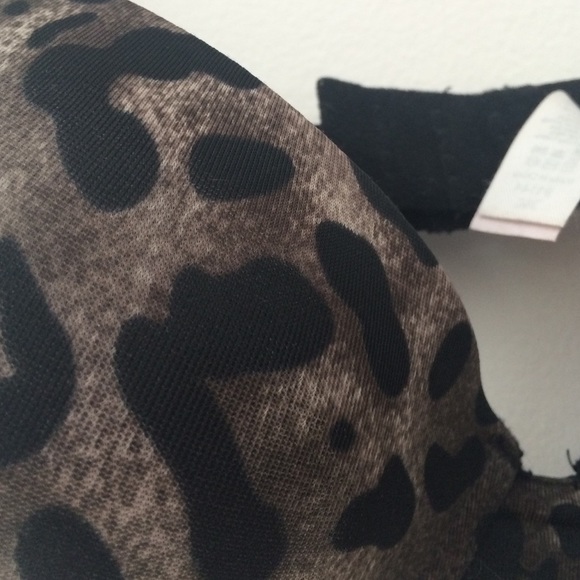 Leopard print semi push up bra - Picture 2 of 3