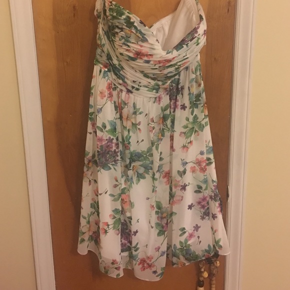 Donna Morgan strapless dress