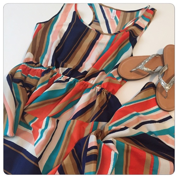 Xhilaration Dresses & Skirts - High • Low • Printed • Maxi • Dress