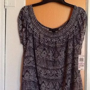 INC International Concepts women's Navy Top