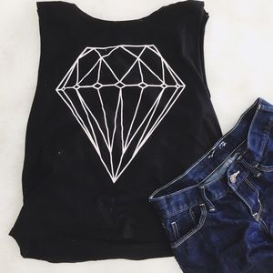 🔵CHEAPER on MERCARI Dimond shirt