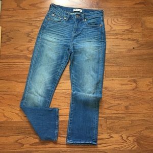 Madewell cropped Jean high waist size 28