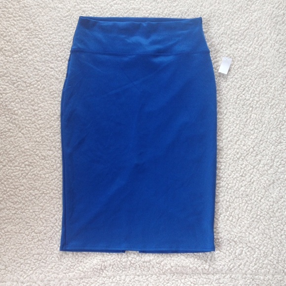 Royal blue pencil skirt