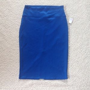 Royal blue pencil skirt