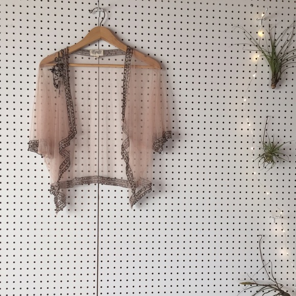 Pink Sheer Wrap