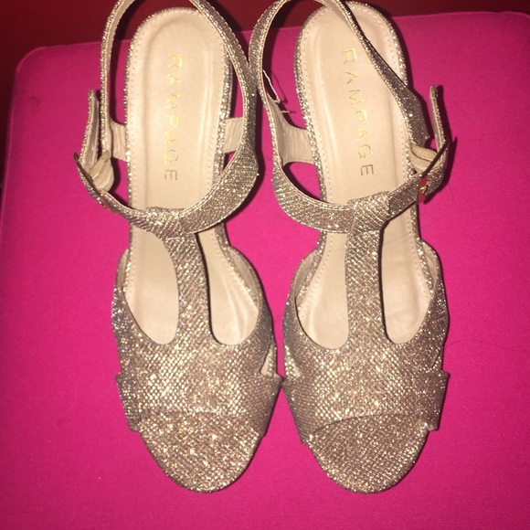 Rampage gold heels