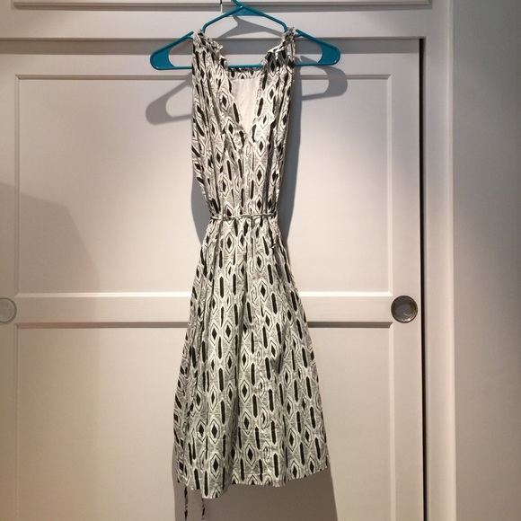 Banana Republic printed cotton sleeveless dress