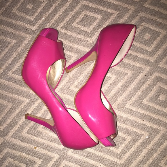 Pink heels