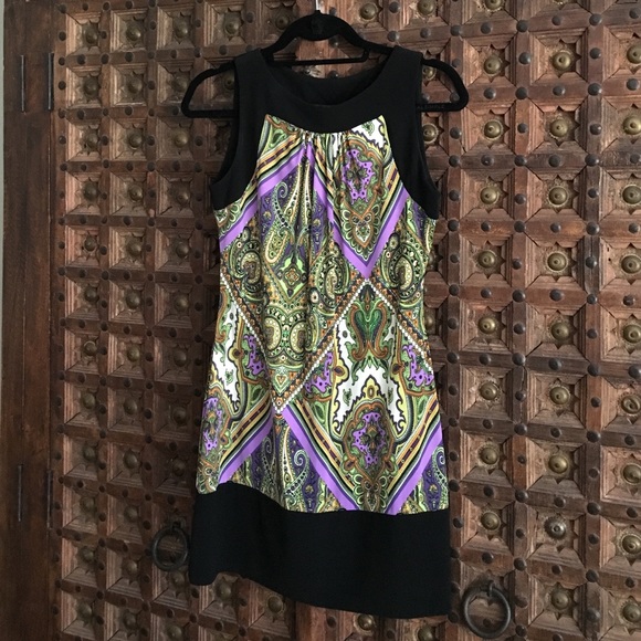 Multicolor paisley XOXO dress