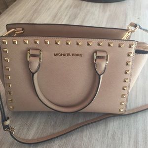 Michael Kors Selma Purse Like New Blush