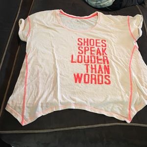 Lane Bryant orange in color blouse