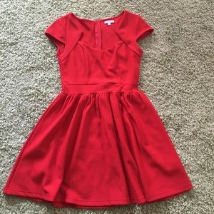 Red Jun and ivy dress