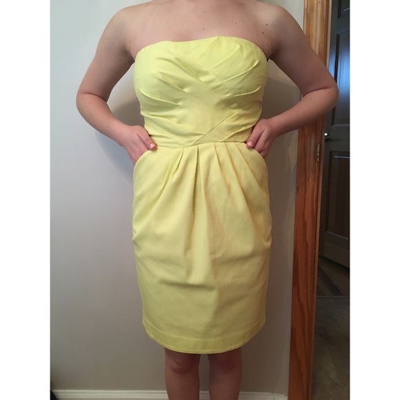 French Connection Dresses & Skirts - FRENCH CONNECTION Yellow Summer Dress LIKe NEW