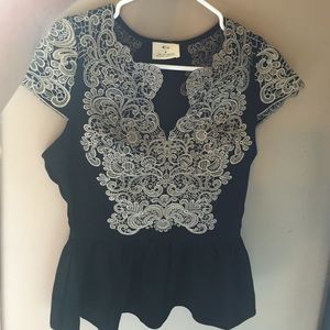 Urban Outfitters Peplum blouse