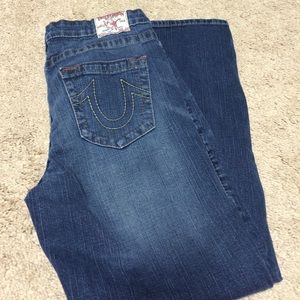 SALE! This week only! True Religion cropped jeans
