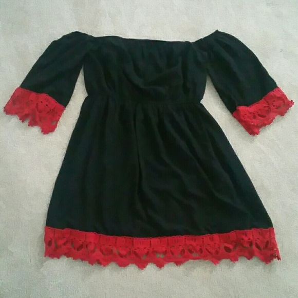 Black dress from pink lily boutique