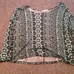 Aztec crop top