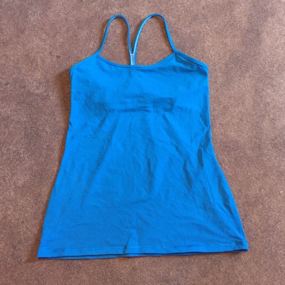 Lulu lemon electric blue power Y