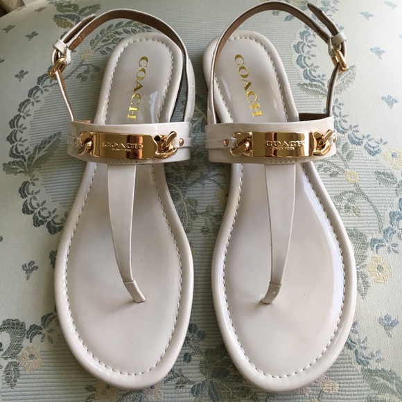 Coach Shoes - COACH thong sandals ✂️reduced from $95✂️