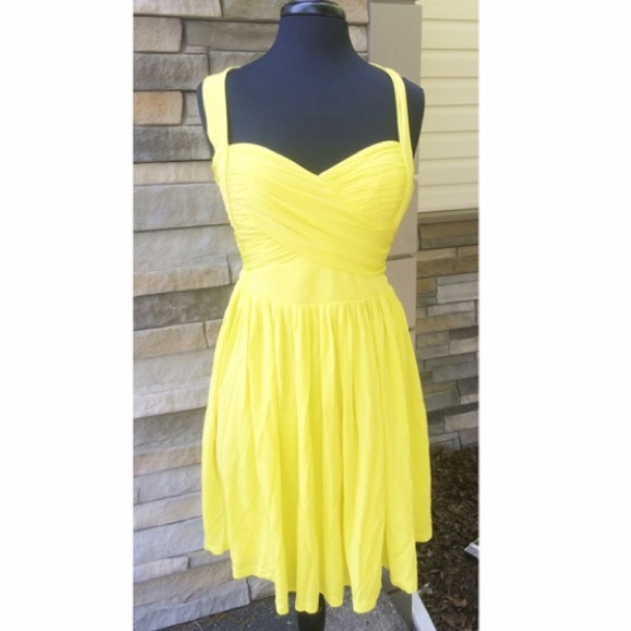 bebe Dresses & Skirts - Bebe yellow dress