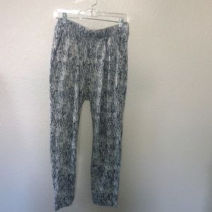Patterned harem pants