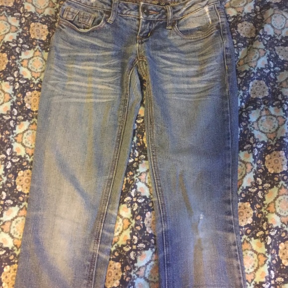 Cute lightly distressed jeans