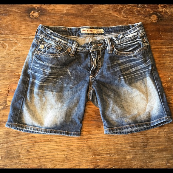 Big Star Jeans Denim Shorts Sweet Low Rise Size 26