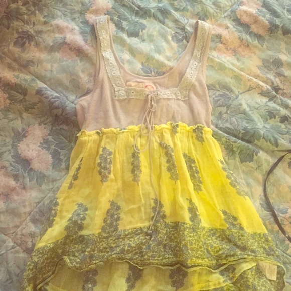 Free people high-low tank top