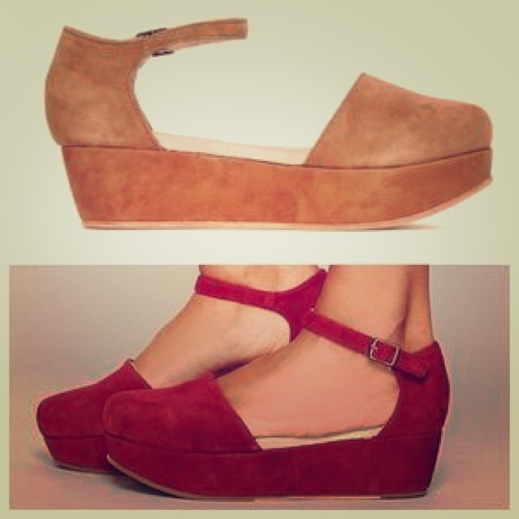 Gee wawa suede flatforms