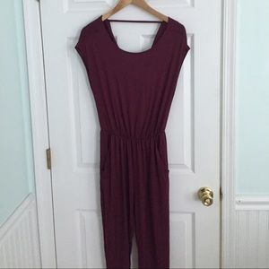 UO Silence and Noise Draped Back Jumpsuit