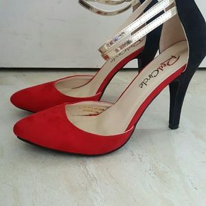 Colorblock Heels