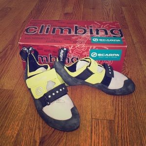 Rock climbing shoes