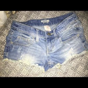 Denim shorts