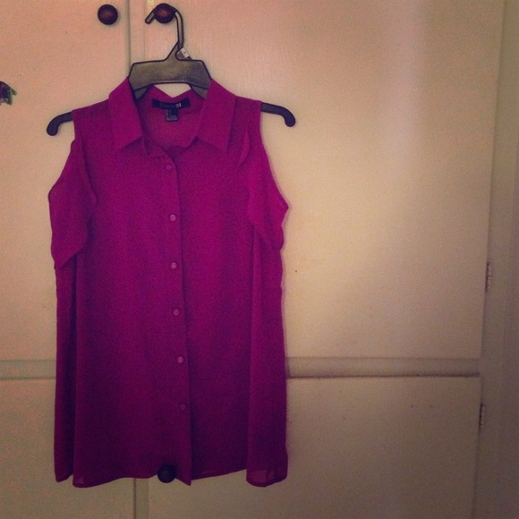 Forever 21 Button down chiffon blouse.