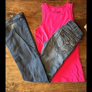 Big Star Jeans "Sweet" low rise bootcut  24 Long