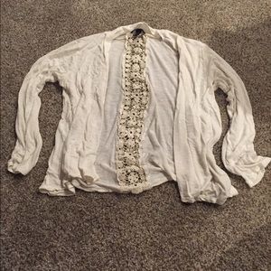 Off white, lightweight cardigan. Worn twice!