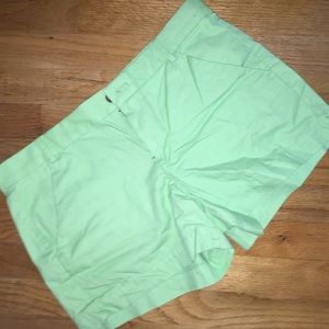 green shorts