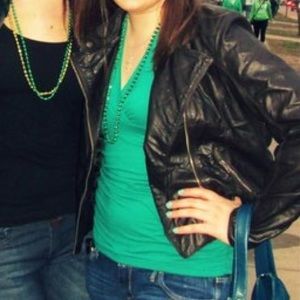 Feaux leather jacket