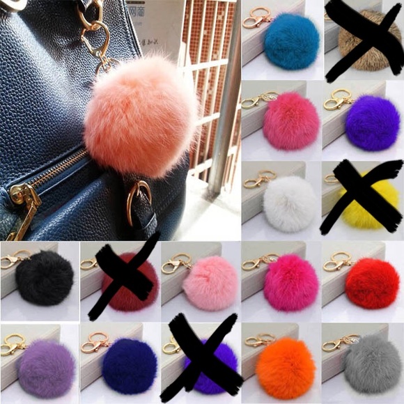 Other - 2 for $7 Fur ball keychain
