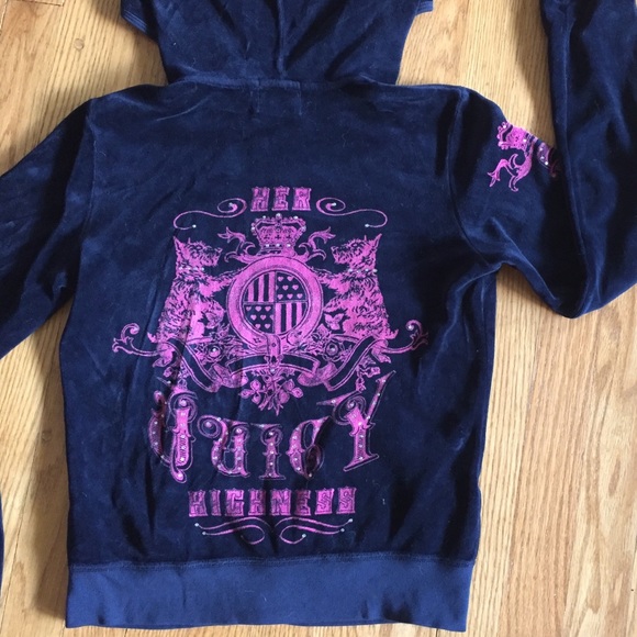 Juicy Couture Jackets & Blazers - Embellished Juicy hoodie. 👑