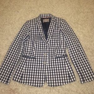 Banana Republic Gingham Blazer