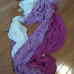 3 scarves