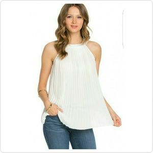 Pleated blouse