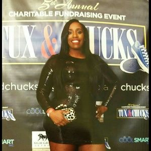 Black Sequin Dress Party Dress