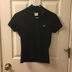 Lacoste black collar shirt.