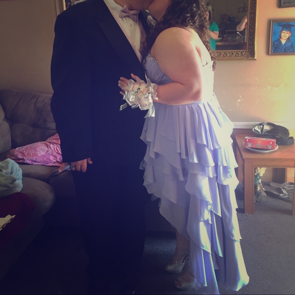 purple/ prom dress
